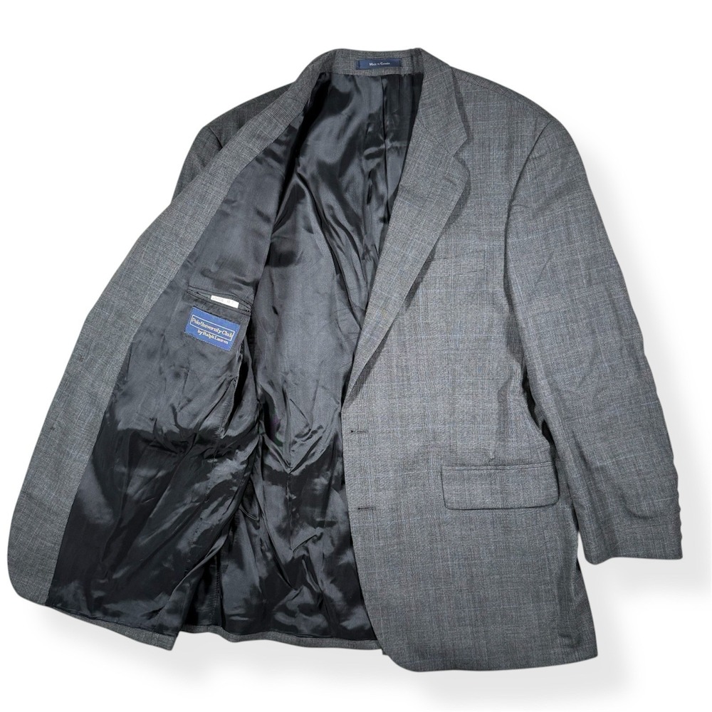 Vintage Polo University Club Ralph Lauren Blazer 46T Gray Wool Sport Coat Canada